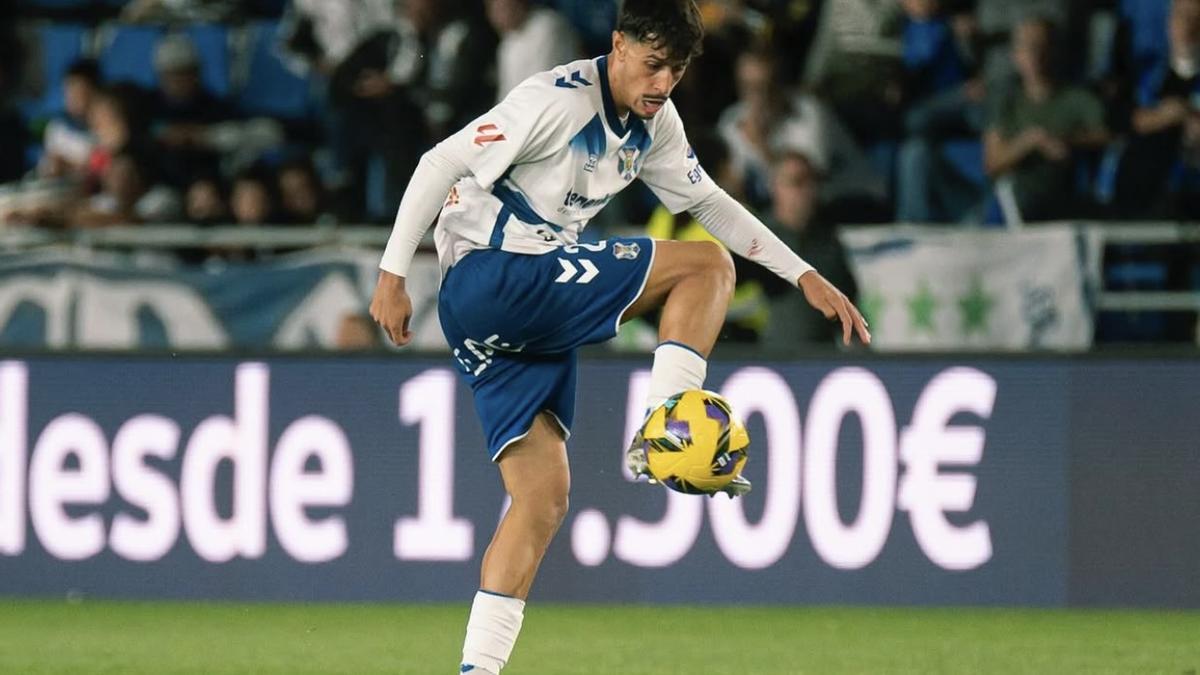 David Rodríguez, durante el partido del viernes
