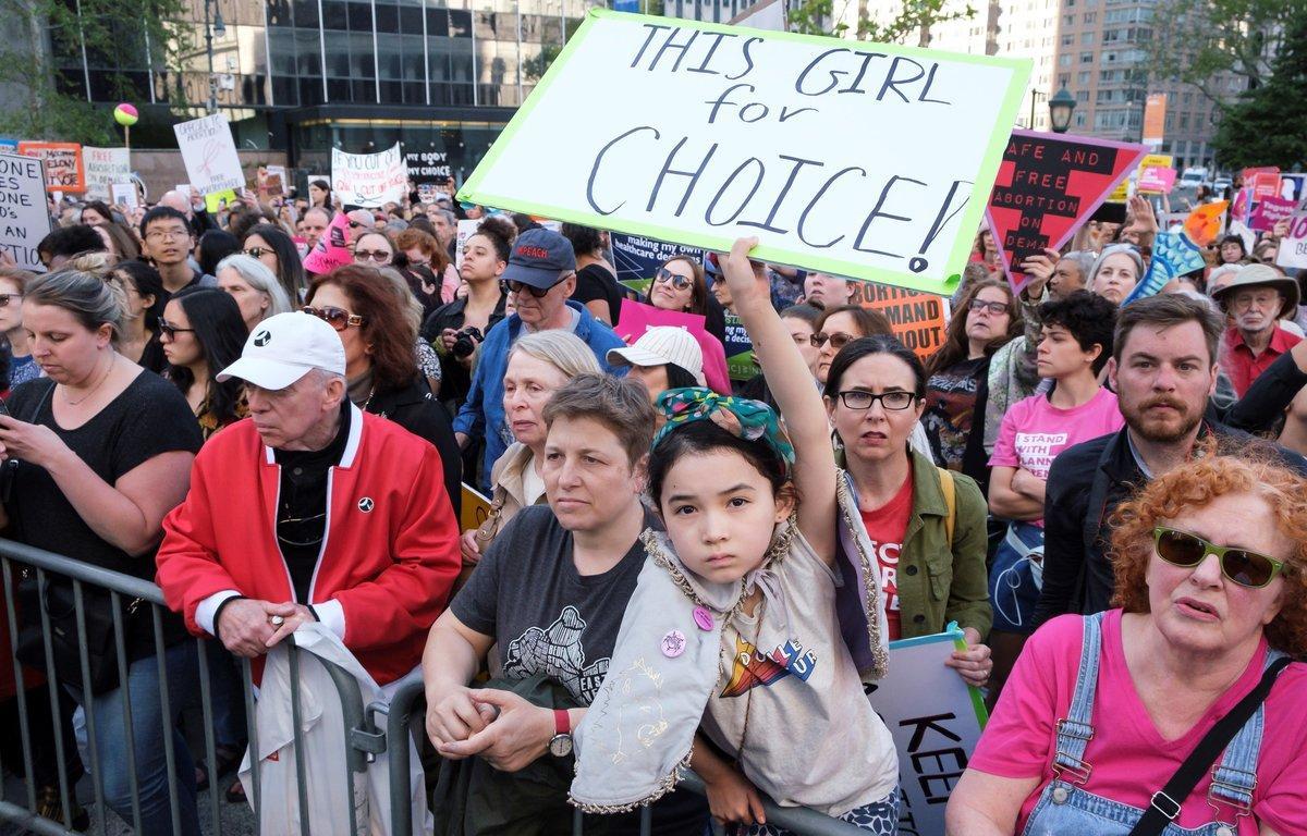 Manifestación por los derechos de aborto en Foley Square, Nueva York. EFE