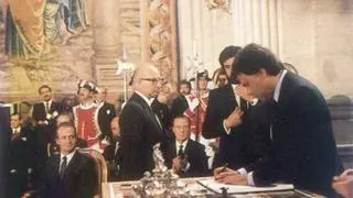 Felipe VI preside hoy el acto para celebrar los 40 años de compromiso de España con la UE