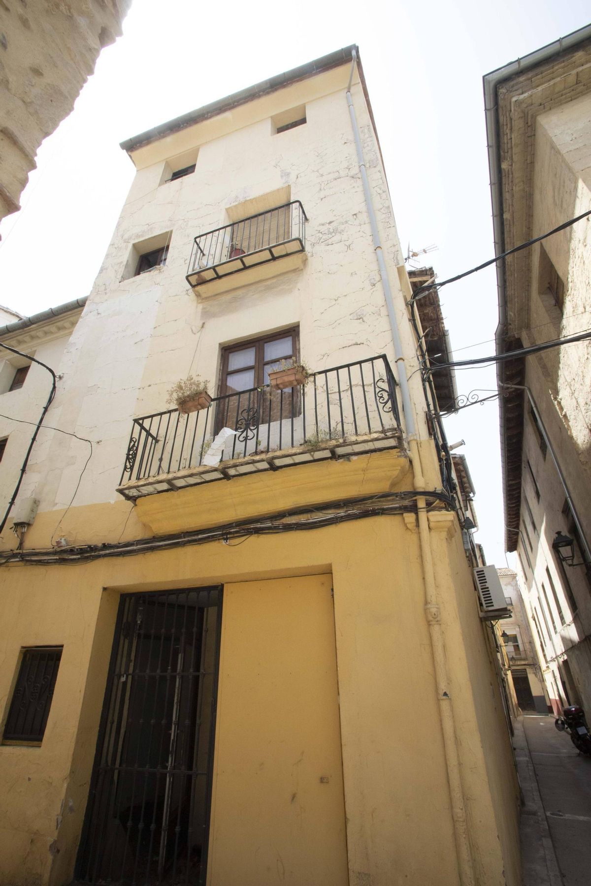 La casa donde se acondicionarán pisos sociales.