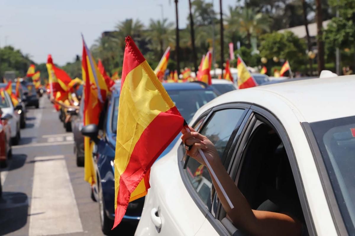 Manifestación de Vox en Córdoba contra la gestión del Gobierno