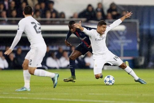 Imágenes del partido entre Real Madrid y PSG en el Parque de los Príncipes