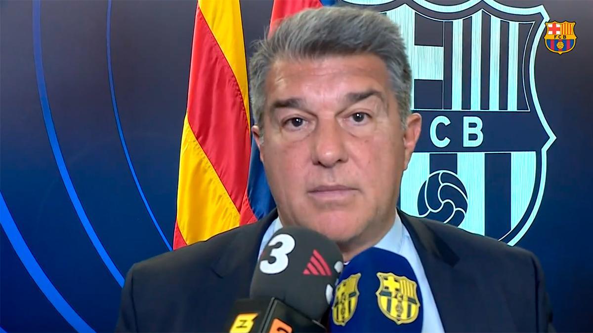 Joan Laporta, presidente del FC Barcelona