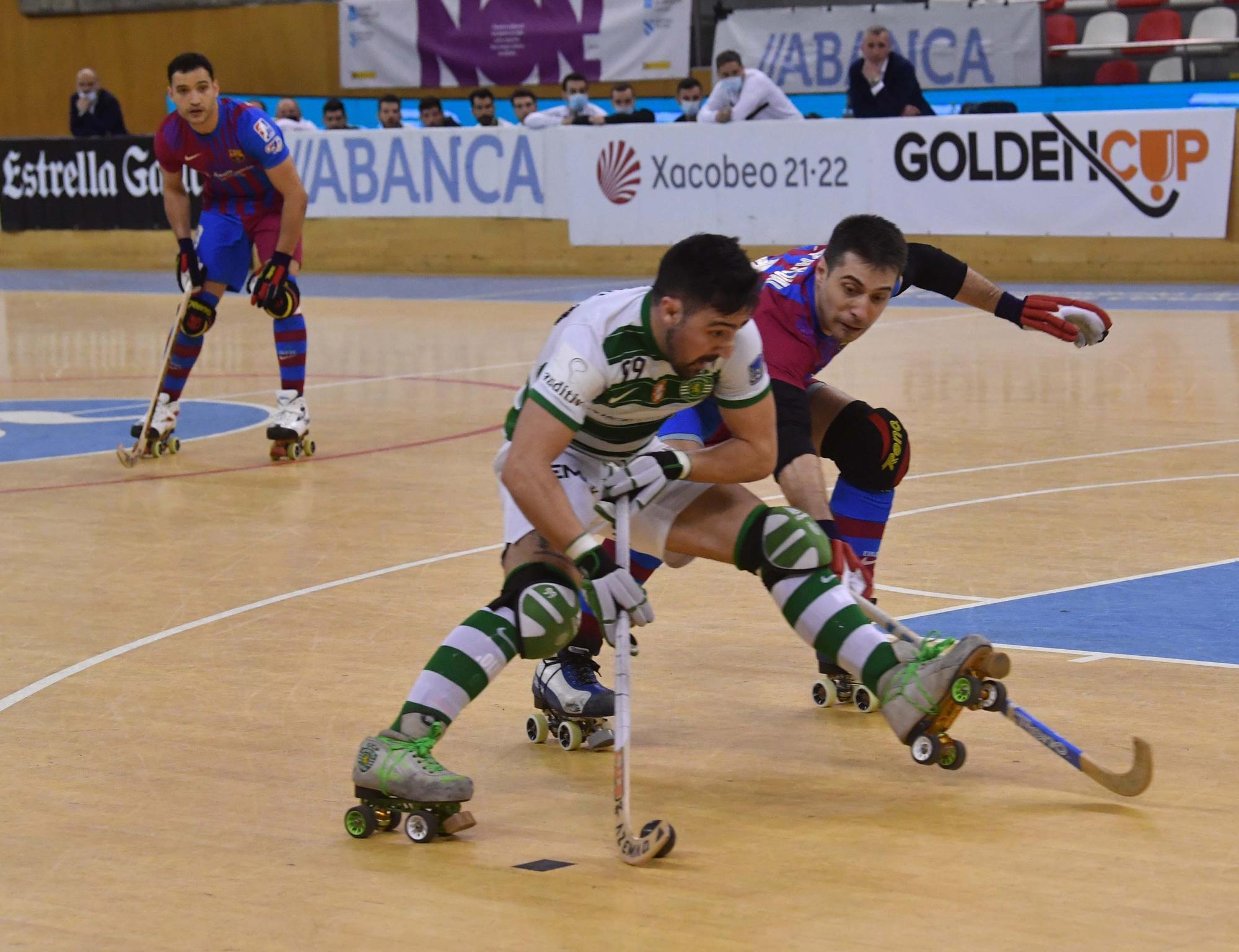 Victoria contundente del Barcelona ante el Sporting de Portugal en la Golden Cup de A Coruña