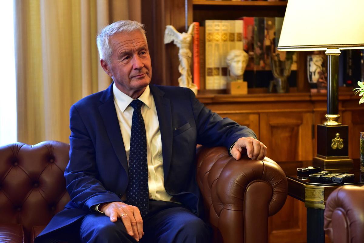 Thorbjorn Jagland, en 2018, durante una visita a Atenas cuando era secretario general del Consejo de Europa.