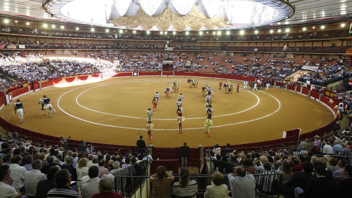 La plaza de toros de Zaragoza.