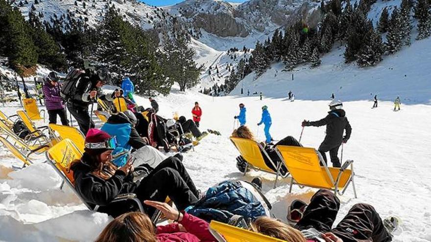 Aficionats a l&#039;esquí aquest cap de setmana a l&#039;estació de Masella