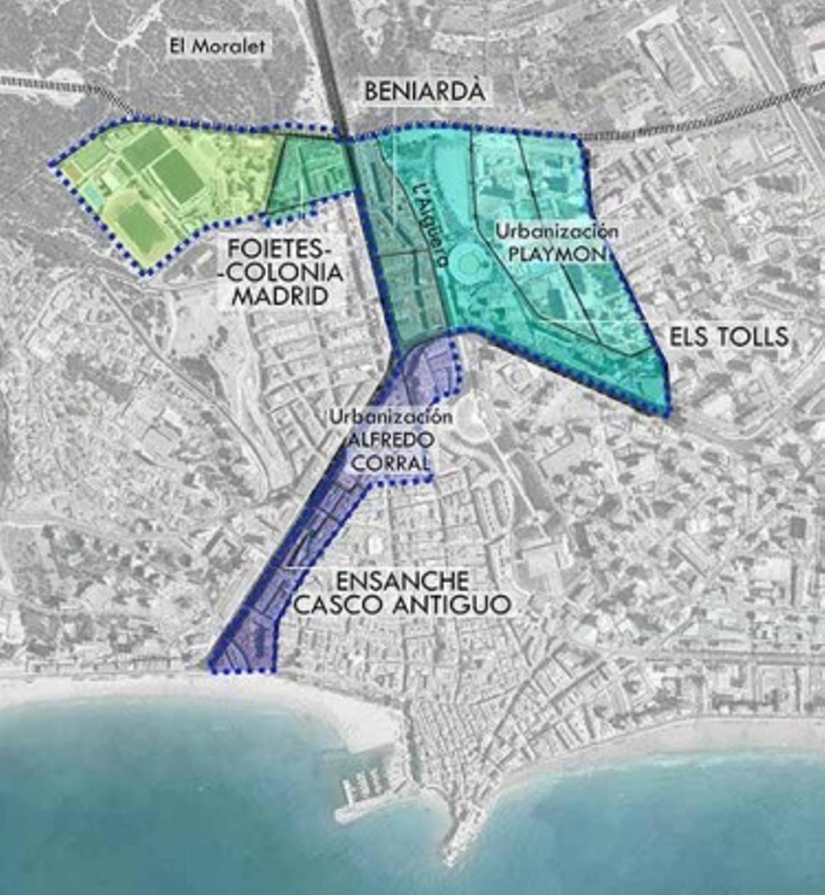 La actividad económica en el municipio de Benidorm está basada en el sector servicios, en la actividad comercial y en la hostelería.