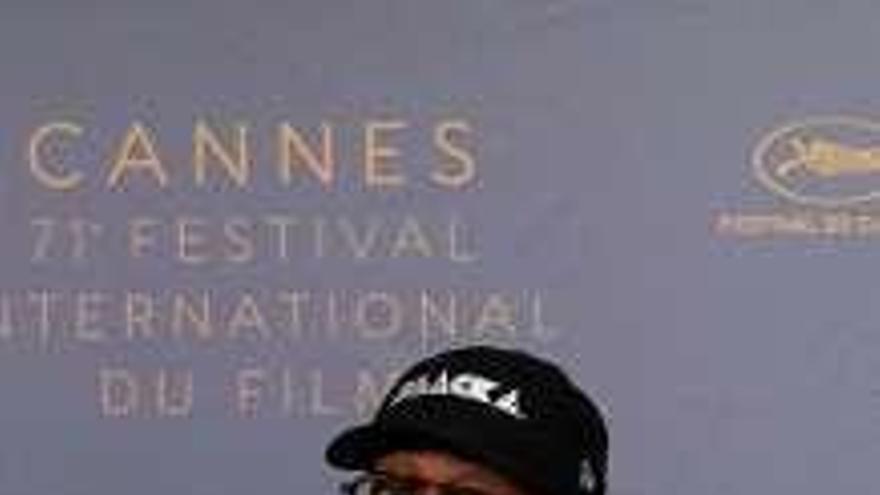 El director, en Cannes.