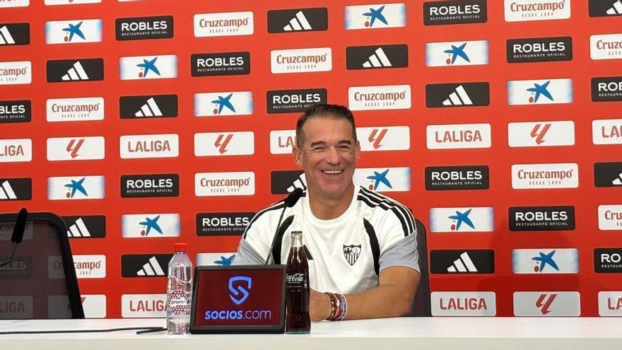 Luis García Plaza reivindica la ambición del Sevilla ante el Real Madrid: “Vamos a competir, nos hemos marcado esa norma desde el primer partido”