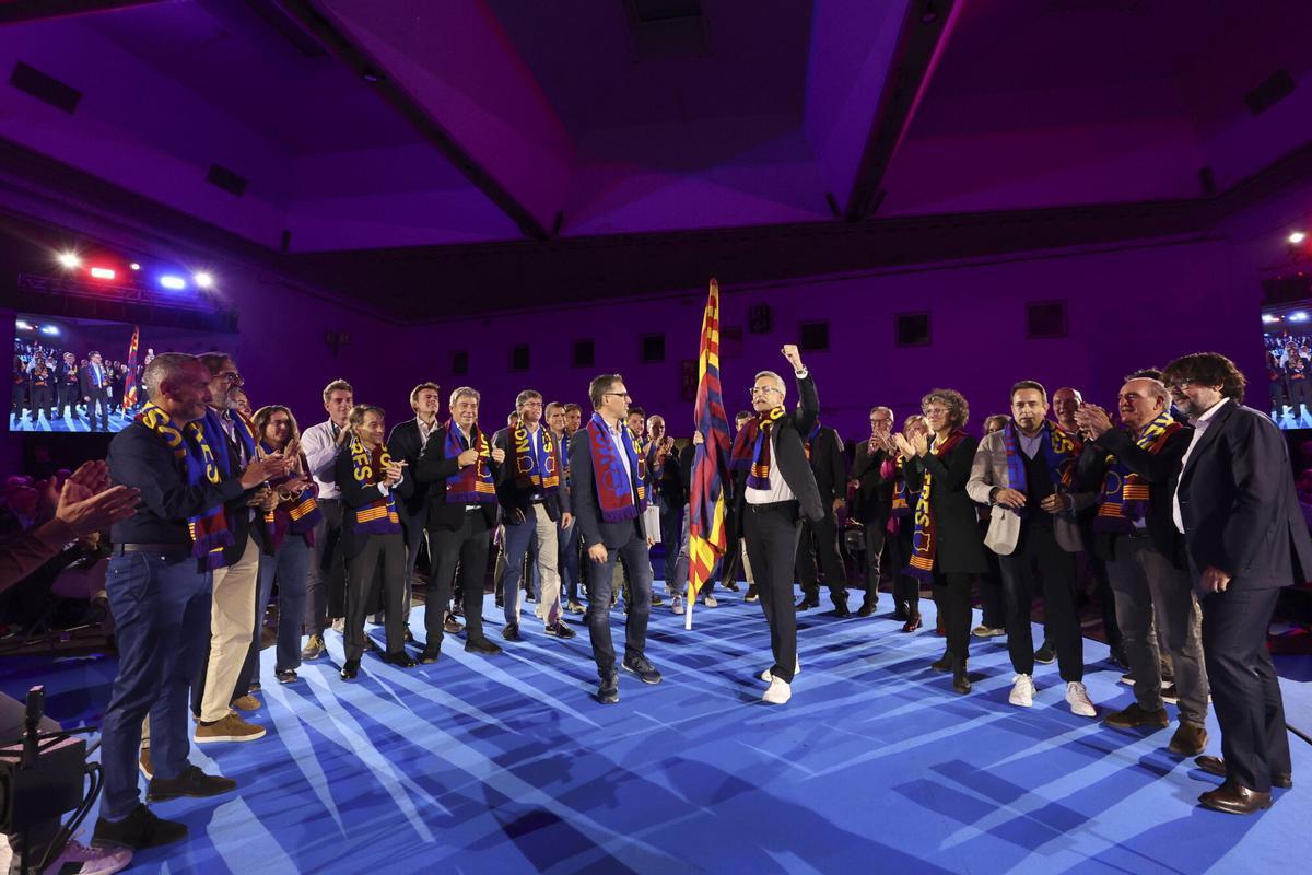 Acto de presentación de 'Nosaltres' la candidatura liderada por Víctor Font