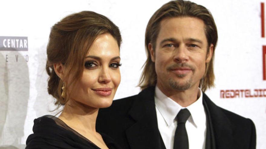 Brad Pitt, junto a Angelina Jolie.