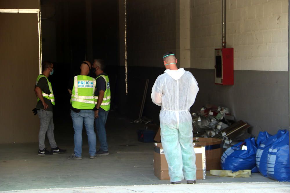 Escorcoll a Sant Vicenç dins d'una operació contra una xarxa de tràfic internacional de drogues