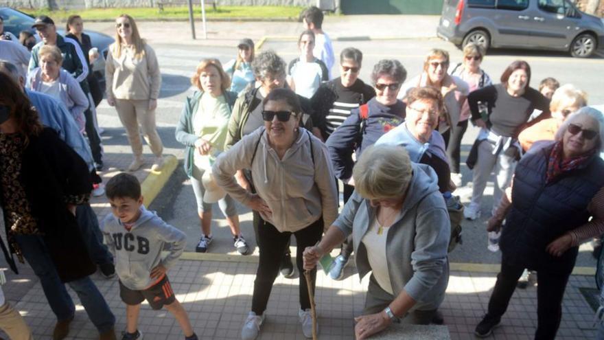 Participantes en la “andaina” de abril de 2023.