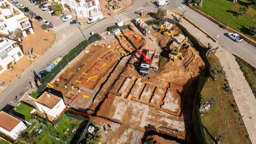 Así avanzan las obras de la nueva &#039;escoleta&#039; de Sant Carles