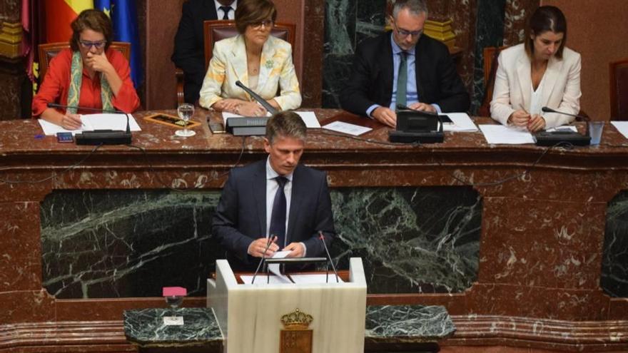 Un momento del pleno de la Asamblea de ayer.