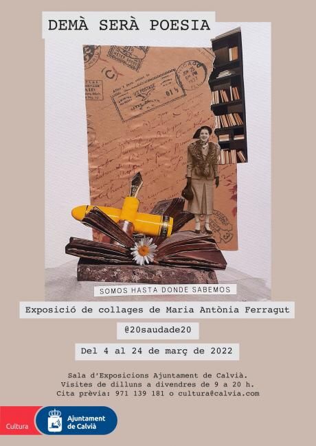 Exposición de collages de Maria Antònia Ferragut
