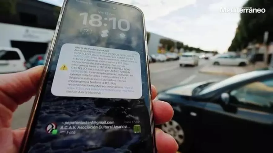 Vídeo: Aviso Es-Alert en Castellón