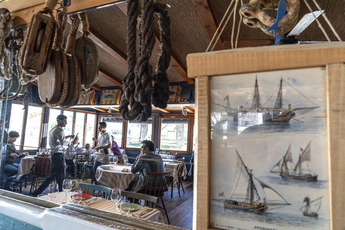 Restaurante Can Blau de Palamós.