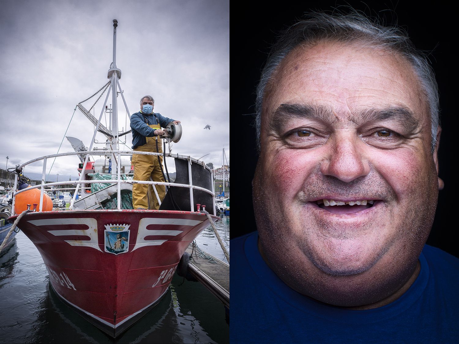 [Vicente Rodríguez Menéndez (El Tucu)] | Pescador. | Puerto de Lastres