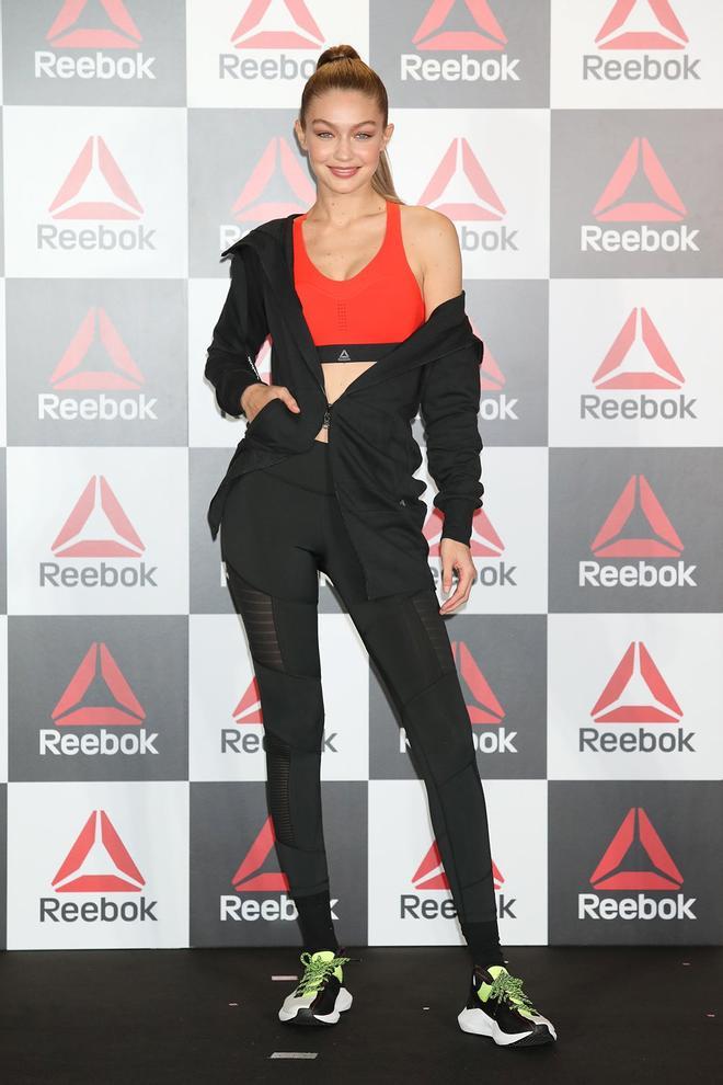 Reebok presentó a Gigi Hadid en un evento en Tokyo