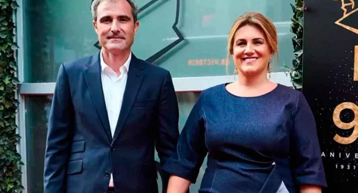 Carlota Corredera junto a su marido, Carlos de la Maza