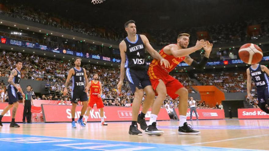 Partido amistoso entre España y Argentina