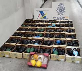 Intervienen en Portugal y España 1.000 kilos de cocaína ocultos en el interior de envases de zumos y melones sin pulpa