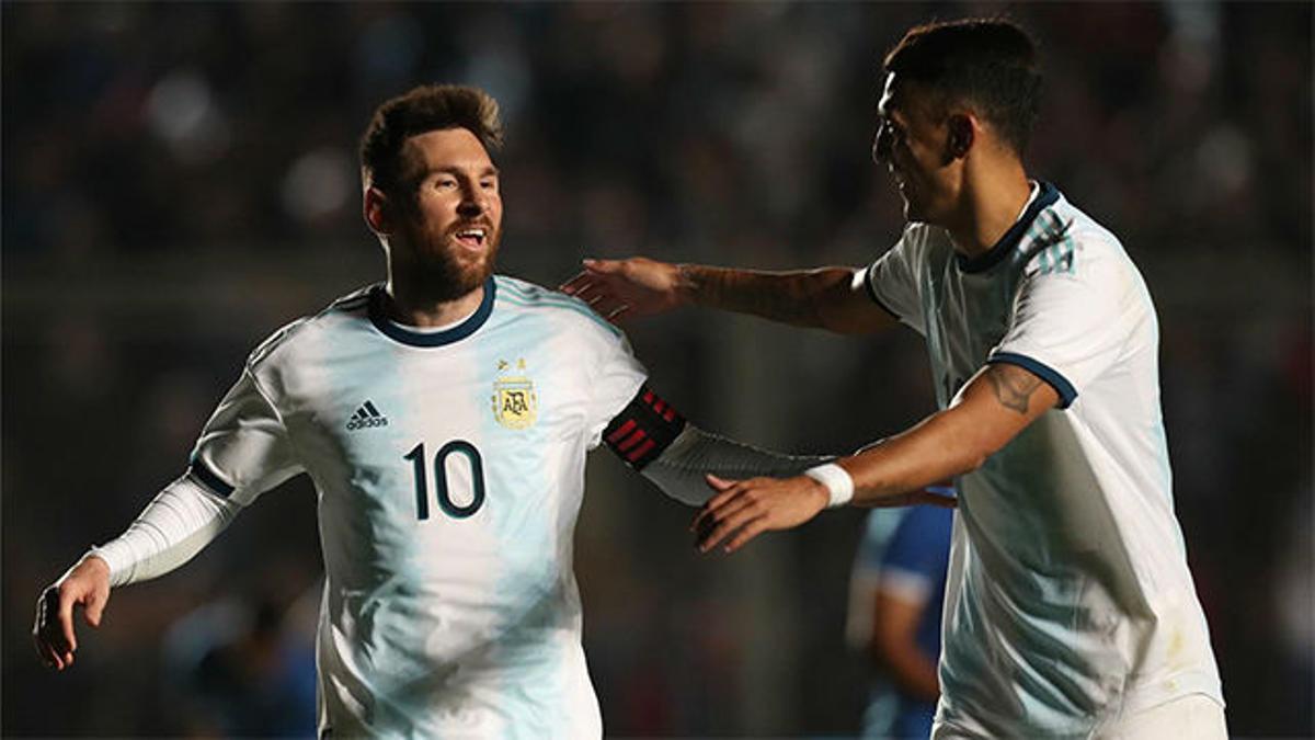 Golazo de Messi con Argentina para el 1-0 ante Nicaragua