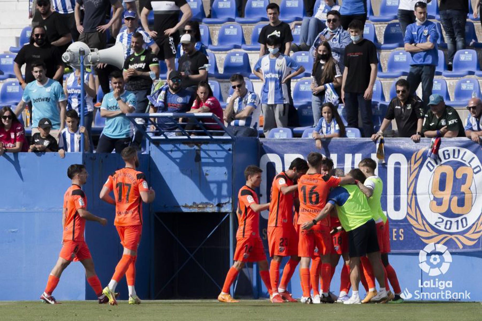 Las imágenes del CD Leganés - Málaga CF