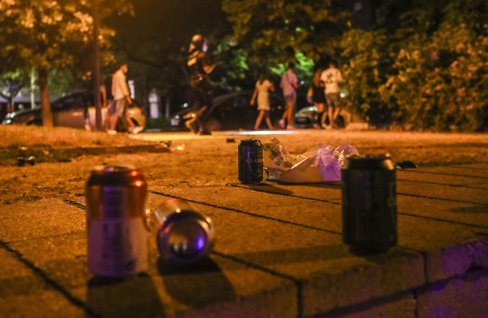 Controles antibotellón en València y cierre del ocio a las 00.00 horas