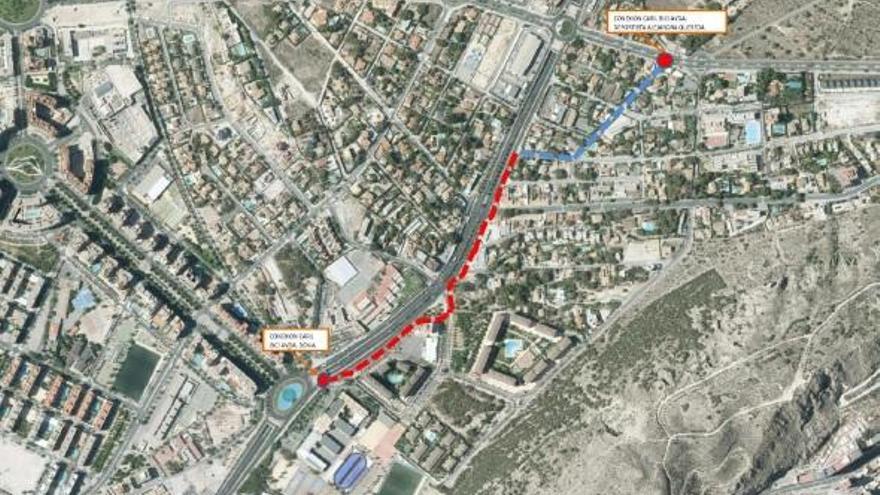 Los nuevos itinerarios ciclistas en avenida de Denia y Vía Parque, más cerca