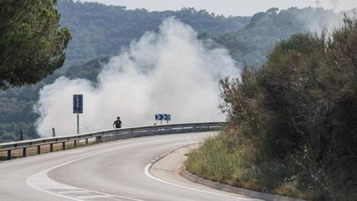 Detenido por provocar 17 incendios forestales este año en Barcelona