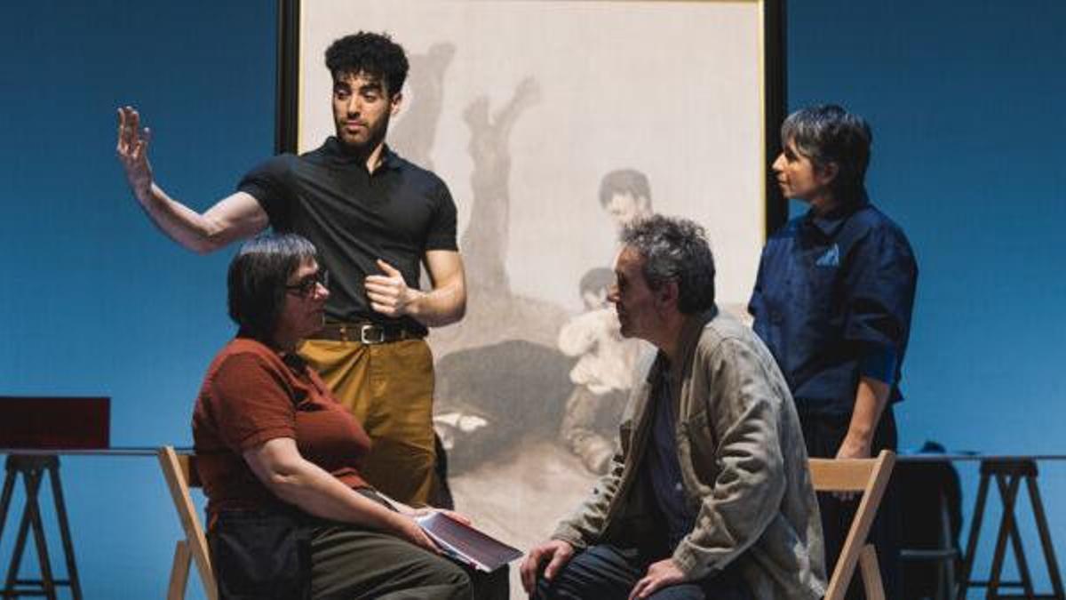 A nova obra de Chévere chega á Coruña: a conexión dun cadro de Castelao cun ictus nun acto da Xunta