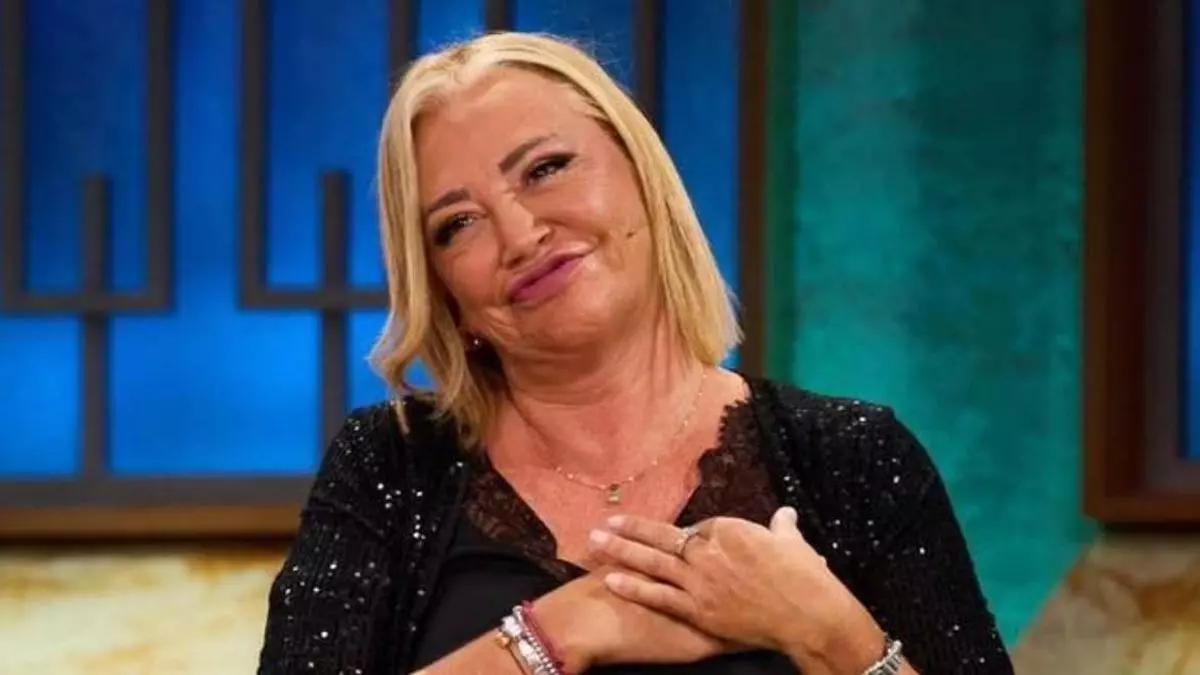 Belén Esteban durante su visita a 'La Revuelta' en octubre