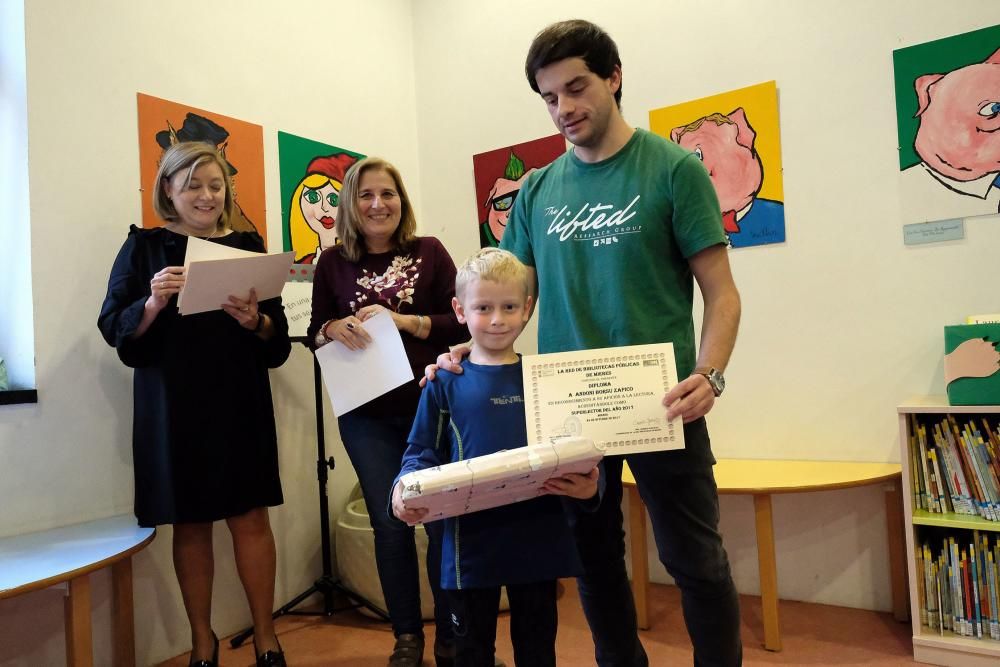 Premio a los “Superlectores” en la Biblioteca de Mieres