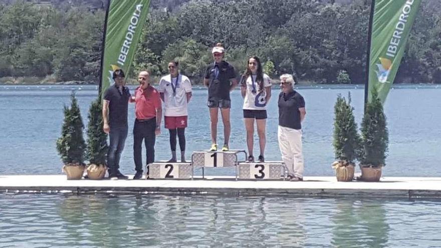 Ane de la Fuente, del Liceo, se colgó el oro.