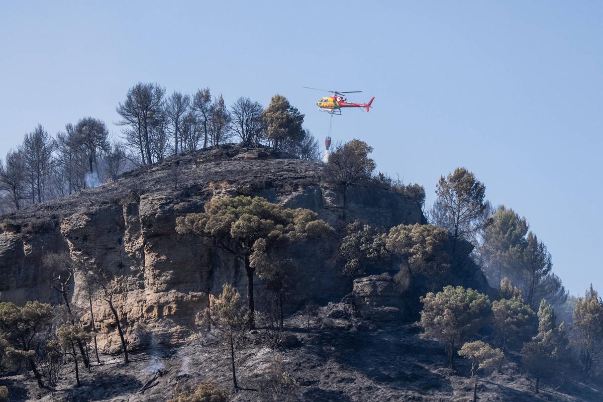 Incendi a Sant Quirze Safaja