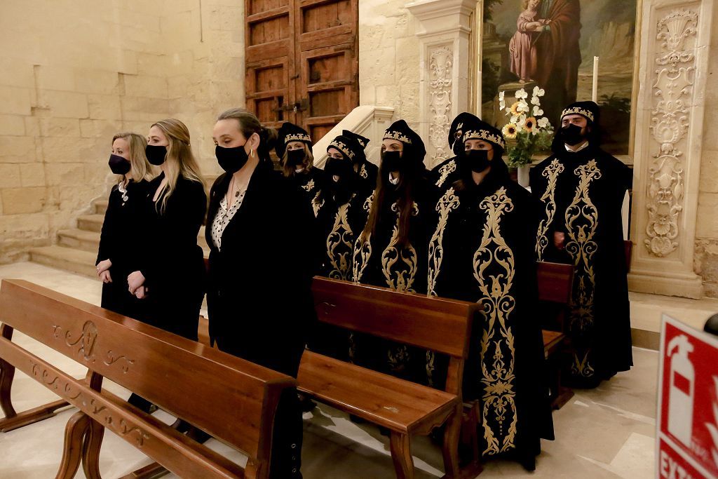 Semana Santa de Lorca 2022: Virgen de la Soledad del Paso Negro, iglesia y procesión