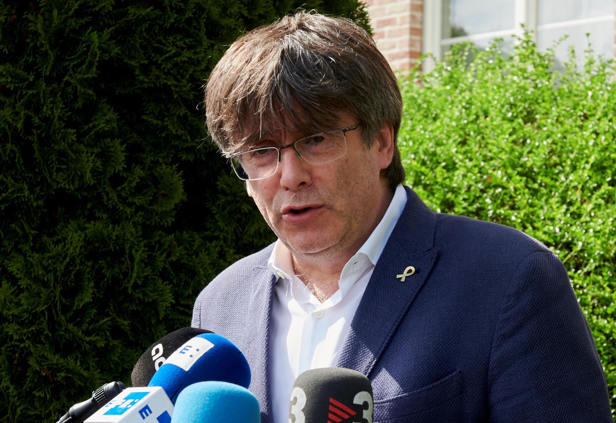 Carles Puigdemont, en Waterloo (Bélgica). EFE/ Horst Wagner