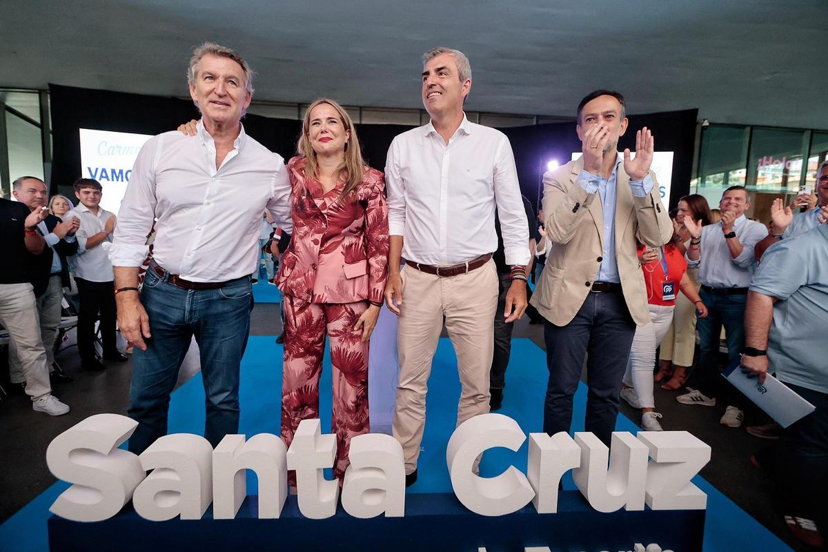 El PP presenta a Carmen Pérez como candidata a la alcaldía de Santa Cruz de Tenerife