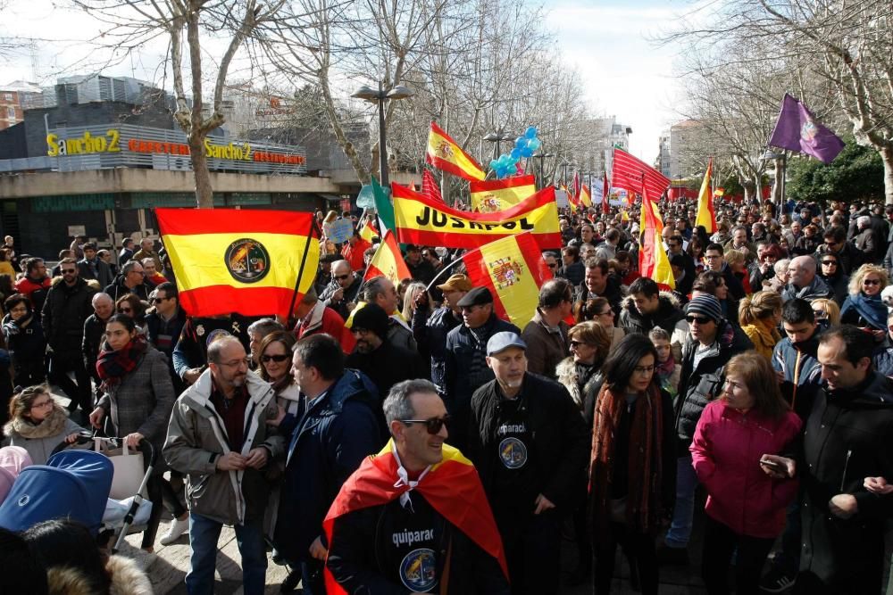 Manifestación de Jusapol en Zamora