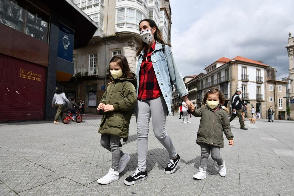 Pontevedra sale del largo letargo del confinamiento