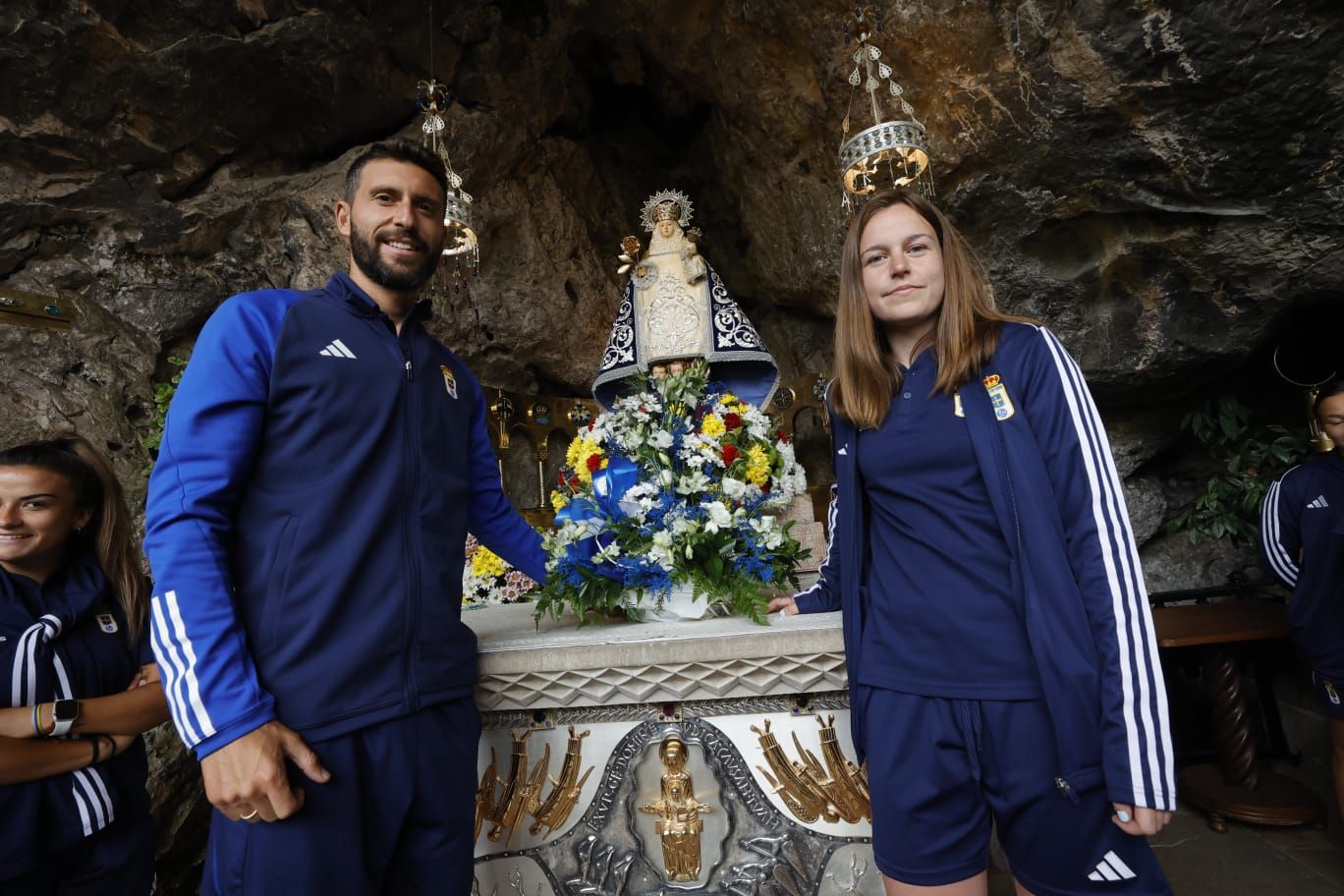 Visita del Real Oviedo al Santuario de Covadonga