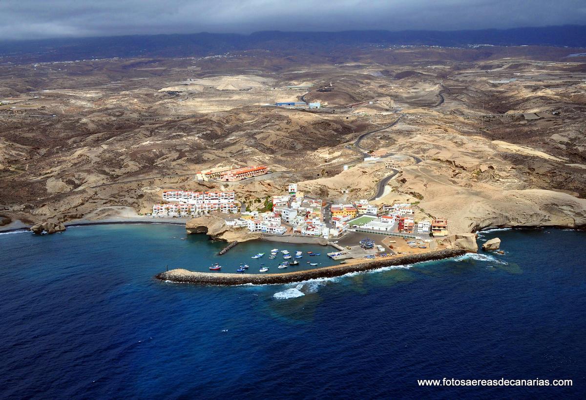 Vista panorámica de Tajao, en Arico