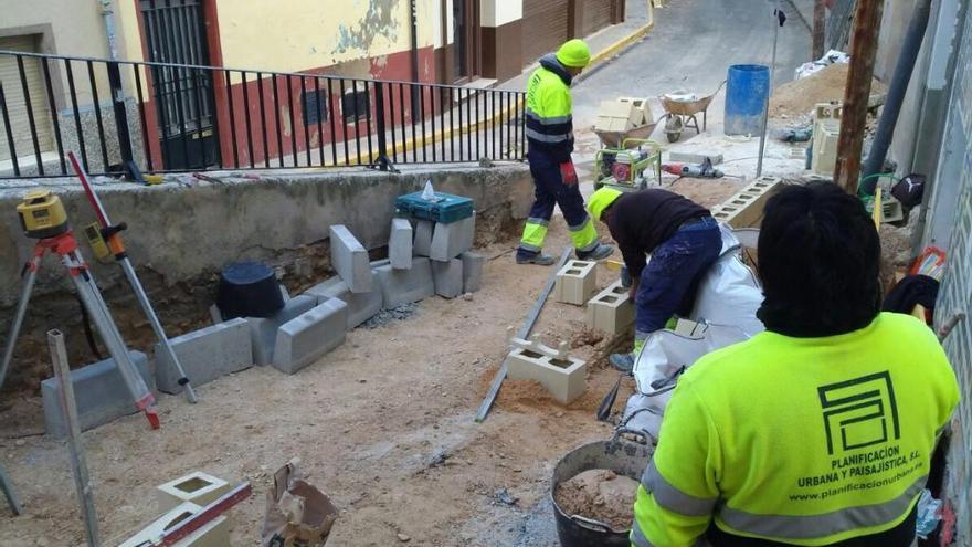 Obras en la calle Conill