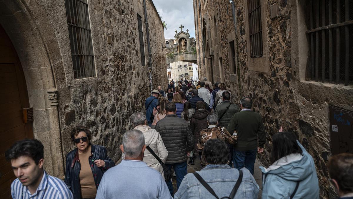 Turismo en Cáceres durante el puente de mayo en Cáceres.