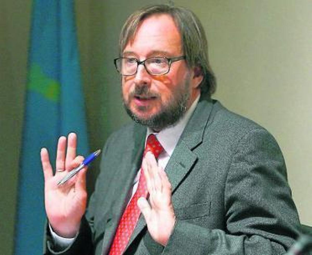 Víctor González Marroquín, en una de sus comparecencias en la Junta.