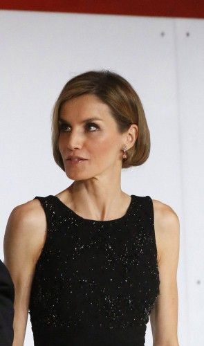 La Reina Letizia, la gran protagonista del corte de pelo 'bob'.