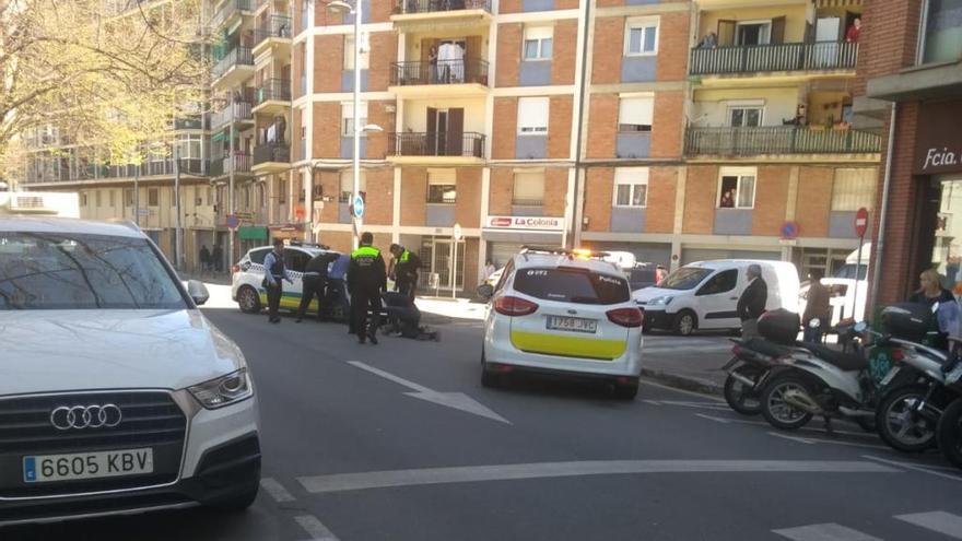 El moment de la detenció